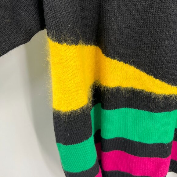 Vintage Hauber 80s 90s sweater virgin wool angora sequin Memphis design y2k 16 - Picture 5 of 13